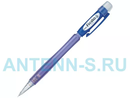 Карандаш механический (Япония) "Fiesta", корпус тонированный синий "BR-101531", ластик, 0,5 мм