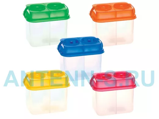 Стакан-непроливайка "BR-102378"  "Премиум", двойной, с крышкой, ассорти, прозрачный