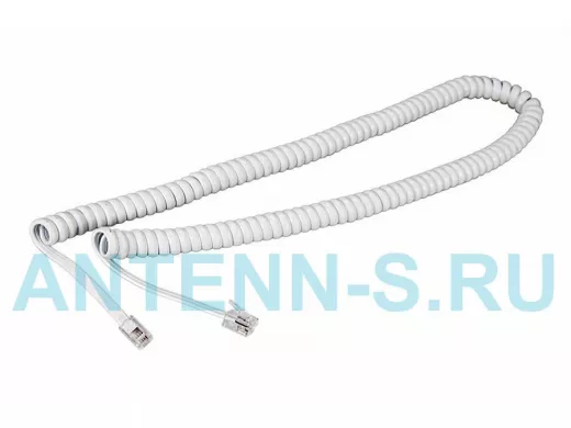 Телефонный кабель витой  7,0 белый REXANT