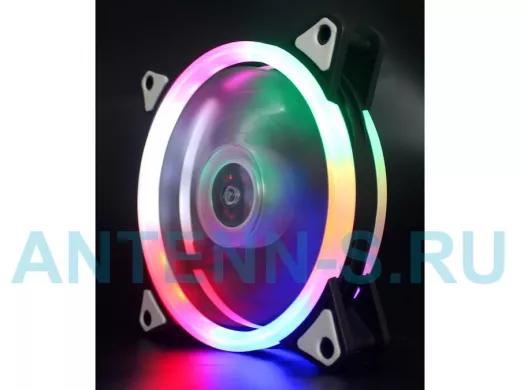 Вентилятор  +12В;  120х120х25мм;  12 В, 0,17 А с подсветкой