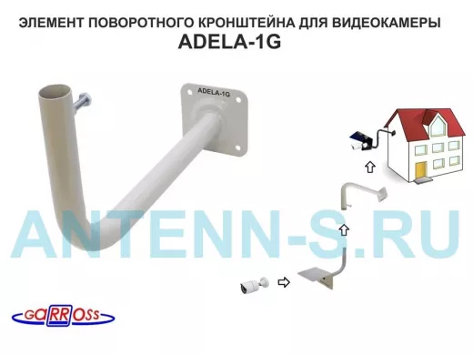 Кронштейн для антенн и видеокамер, вылет 35 см 