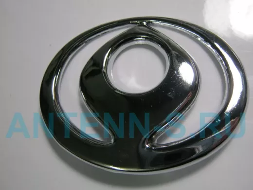 Эмблемма пластик в п/э надпись SSANG YONG хром  6.5x5 см