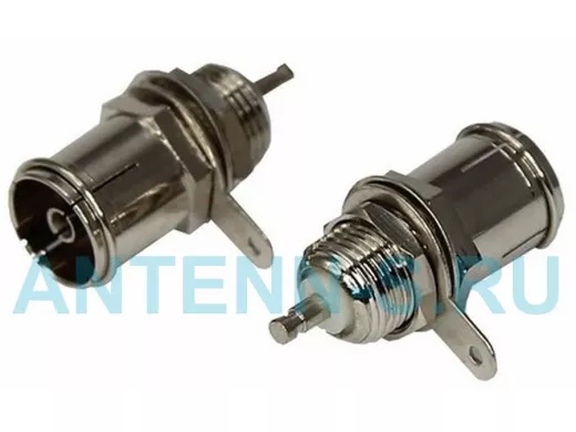 Гнездо TV "метал" на корпус    REXANT