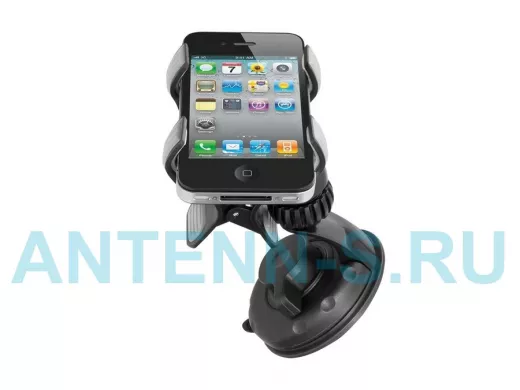 Автодержатель на присоске "ABI-KREP 124710" в блистере  "Двойная прищепка"