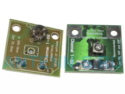 Усилитель для антенны решётка ASP-8 нулёвка "0" МВ/ДМВ Channel 1-69 Украина,ширина 38х37мм (___гр.)