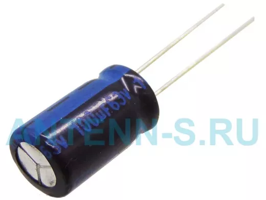 Конденсатор электролитический   100mf x    63V  (8x14) 105 TK, Jamicon