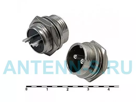 GX16M-2B Цилиндрические малогабаритные SZC РАЗЪЕМЫ