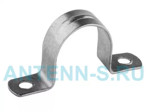 Скоба (клипса) металлическая 2-х лапковая с внутр. d 25-26 мм (100шт) TDM SQ0409-0017