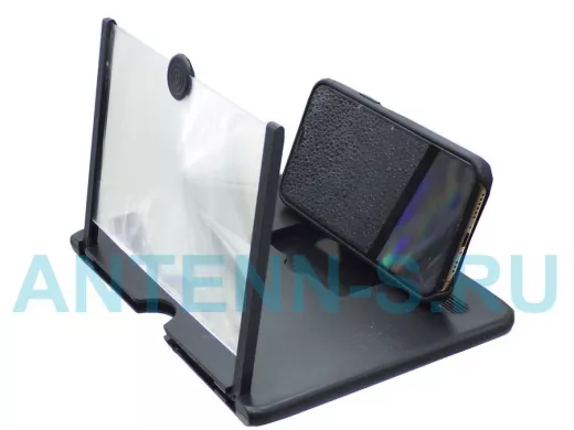 Линза-увеличитель экрана смартфона 155 х 105мм, выдвижная из корпуса