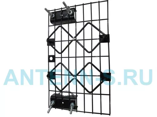 Антенна "ЗИГЗАГ-МИКРО" две восьмёрки с рефлектором чёрная (распродажа)