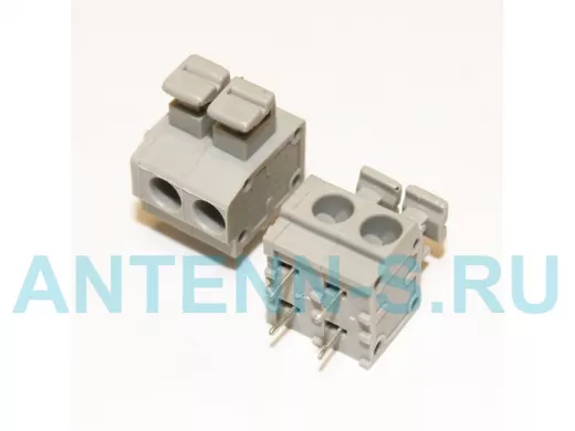 Клеммник самозажимной DG235-5.0-02P-11 (на плату 2-х конт.)