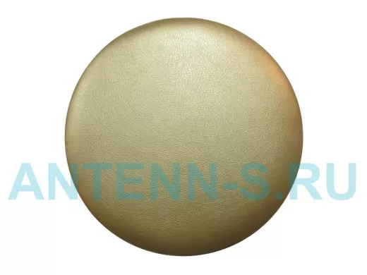 Сиденье для табурета "TABURETTO-14931" диаметр 310мм светло-жёлтый экокожа