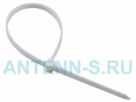 100х3мм хомут (стяжка) многоразовый  100 шт белый  СКМ-100  R