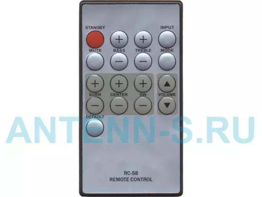 Пульт BBK RC-58 "PLT-17247" Акустическая с-ма, как оригинал ic