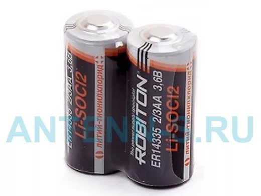 Специальные элемент (спецэлемент) ROBITON ER 14335-SR2 (2/3 AA) 3,6V