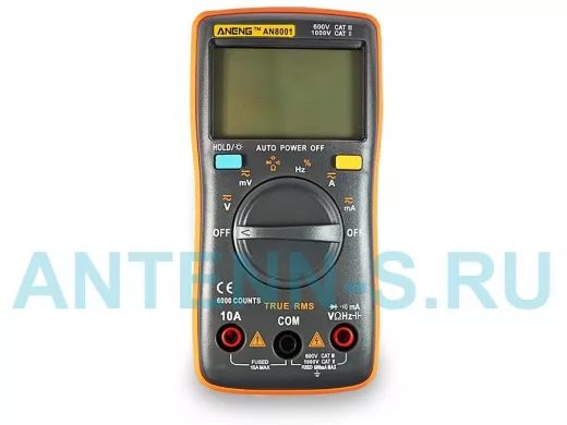 Мультиметр TrueRMS Aneng AN8001