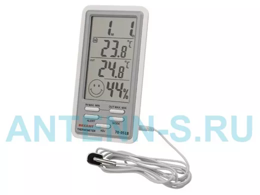 Meteo-Station, метеостанция комнатно-уличная с выносным датчиком и измерением влажности