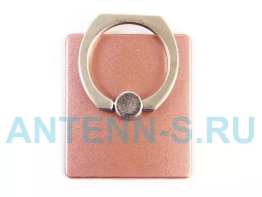 Подставка  для смартфона мини, универсальный,  "Кольцо", квадрат, фиолетовый