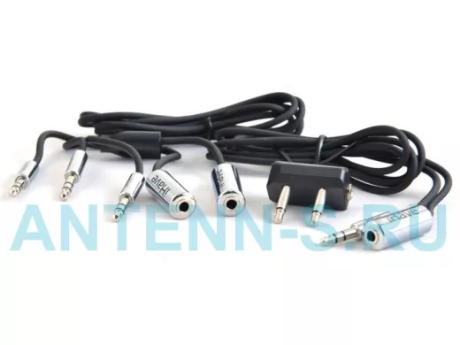 Набор кабелей, переходников для подключения наушников , для авиапутешествий BT2104