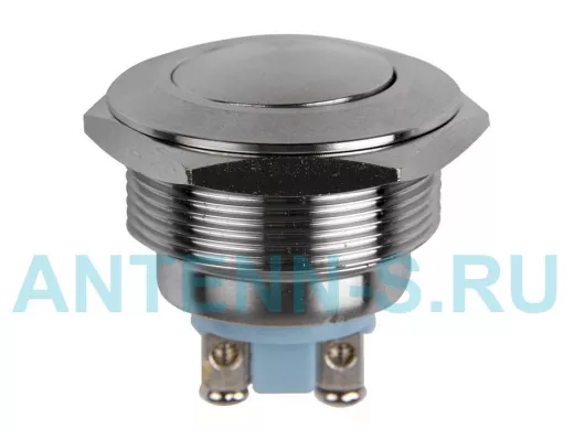 Кнопка  антивандальная диаметр 25мм Б/Фикс (ON)-OFF сфера  REXANT