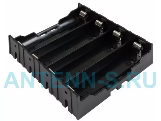Батарейный отсек для 4 х18650  Li-ion (на плату)
