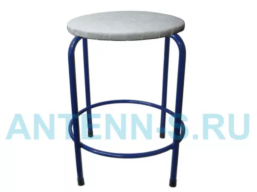 Табурет с подставкой для ног и полкой 