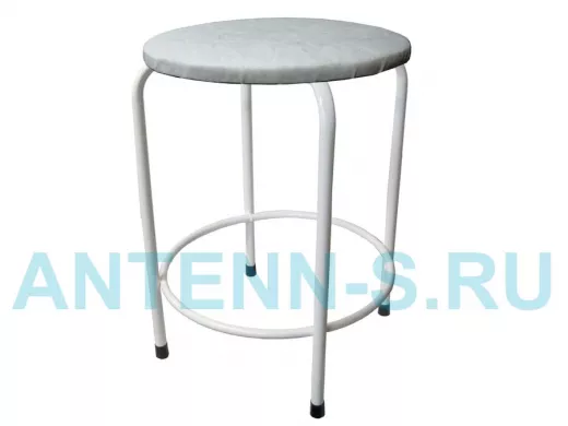 Табурет с подставкой для ног и полкой 