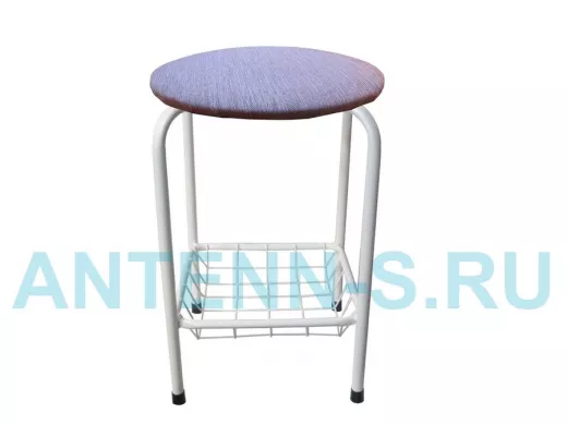 Табурет с подставкой для ног и корзинкой для вещей 