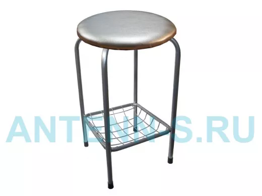 Табурет с подставкой для ног и корзинкой для вещей 