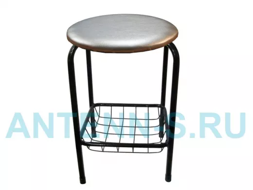 Табурет с подставкой для ног и корзинкой для вещей 