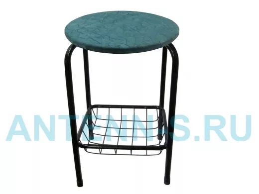 Табурет с подставкой для ног и корзинкой для вещей 