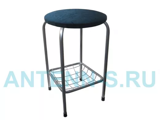 Табурет с подставкой для ног и корзинкой для вещей 