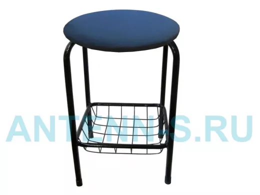 Табурет с подставкой для ног и корзинкой для вещей 