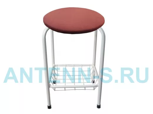 Табурет с подставкой для ног и корзинкой для вещей 