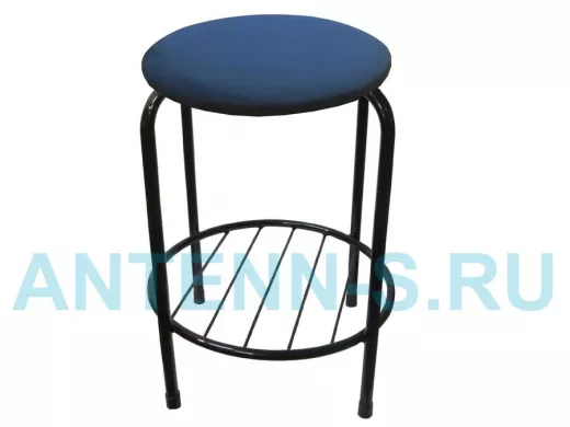 Табурет с подставкой для ног и полкой 