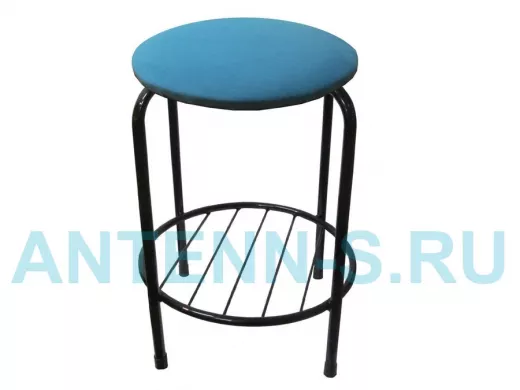 Табурет с подставкой для ног и полкой 