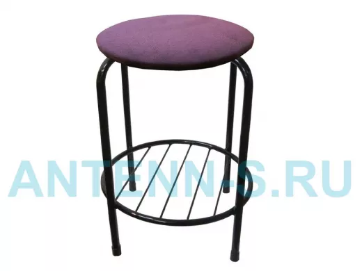 Табурет с подставкой для ног и полкой 