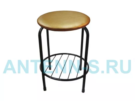 Табурет с подставкой для ног и полкой 