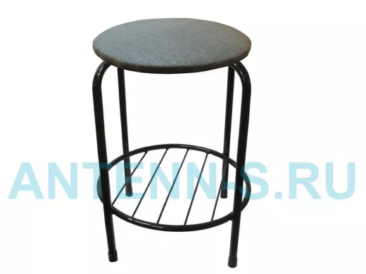 Табурет с подставкой для ног и полкой 