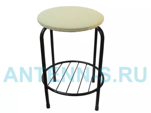 Табурет с подставкой для ног и полкой 