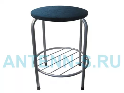 Табурет с подставкой для ног и полкой 