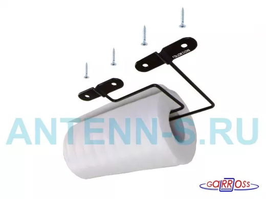 Держатель для бумажных полотенец к полке изогнутый 