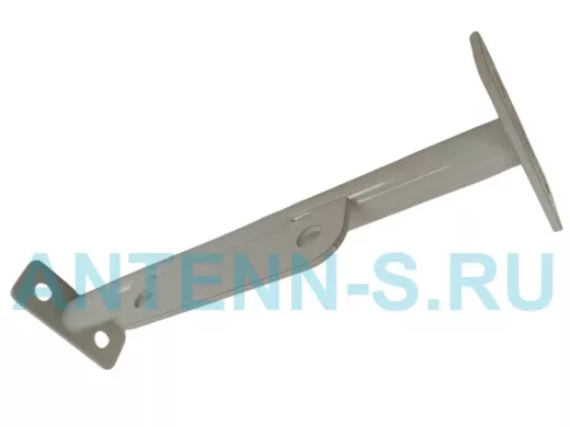 Кронштейн для скрытого крепления полок и панели, 12х165мм, серый, 1шт 