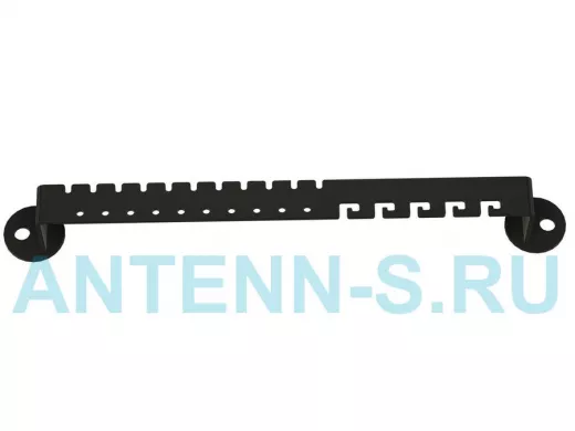 Органайзер держатель для украшений длиной 20см ABILOVE-216787 к стене или шкафу, сталь, черный