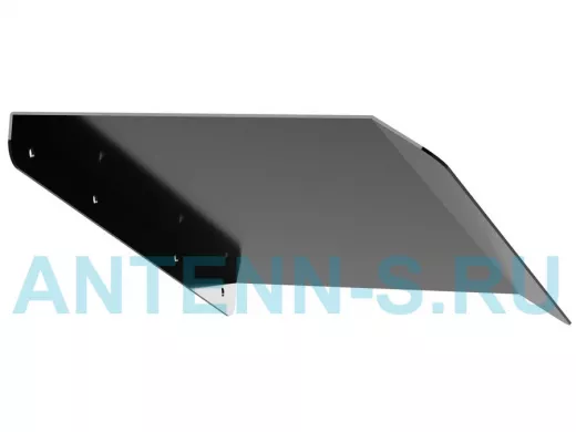 Козырёк для защиты электрощита от дождя "POHER-217419" черный, ширина 41 см, вылет 27 см, сталь 2 мм