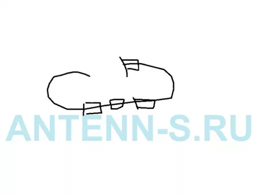 "КрепАкустик-217799" кронштейн настенный для акустической системы 600мм, черный