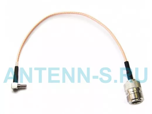 Переходник N (female, гнездо) - CRC-9 (male, штекер) пигтейл GR-9 (N-female-CRC9)