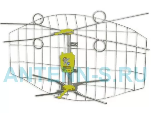 Телевизионная антенна ASP-4  "Локатор" с корпусом для усилителя