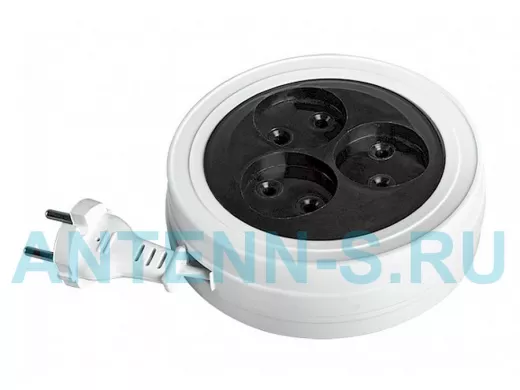 Сетевой удлинитель  ФAZA  Рулетка  УДРП-3- 500 (3 роз.5 м) 6А Макс.нагрузка 1300Вт