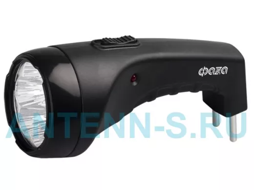 Фонарь  ФАZA Accu F2-L07  (7 LED, 2 режима работы, аккумуляторный, 4v - 400 mА/ч, до10 часов, ЧЁРНЫЙ